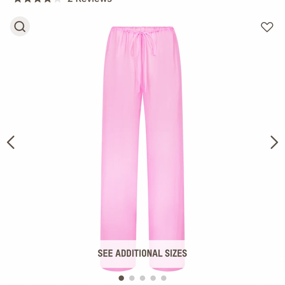 Skims SILK CHIFFON COVER UP DRAWSTRING PANT